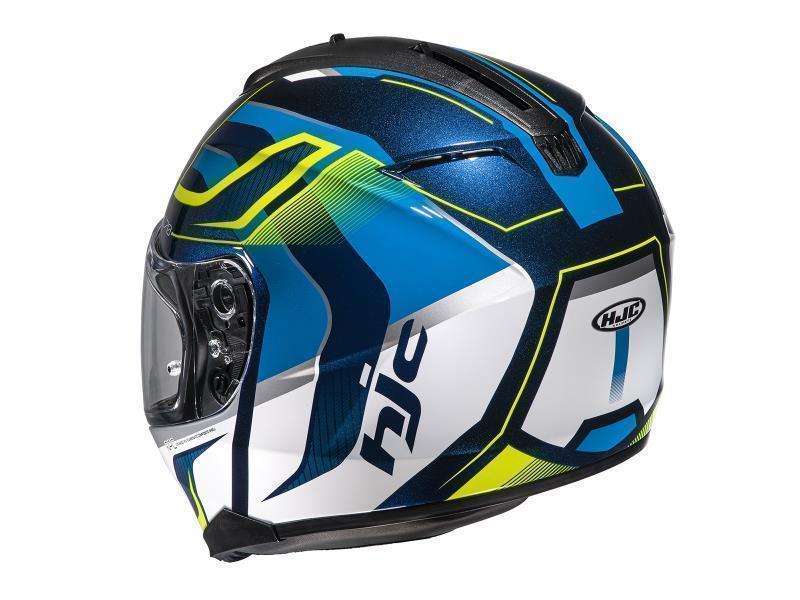 Casco Hjc C10 Tins MC21SF Bianco/Blu/Rosso