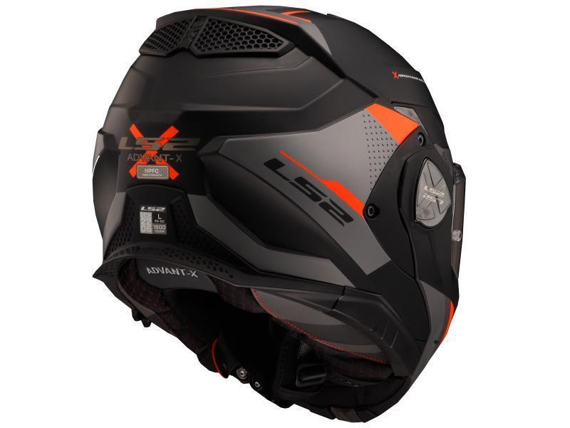 CASCO MODULARE LS2 FF901 ADVANT X OBLIVION NERO OPACO H-V GIALLO