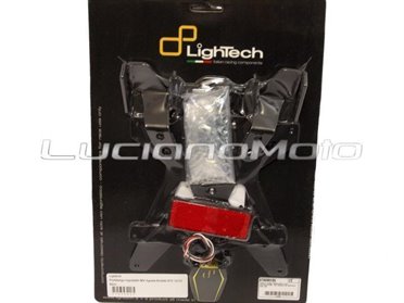 Portatarga Enduro a led Rtech INTEGRA inclinazione 30 gradi per uso  stradale - 1115