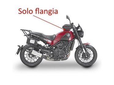 Portapacchi e portavaligie Givi TE8704 Telaietti laterali Benelli Leoncino  500 17 / 22 Easyl Nero